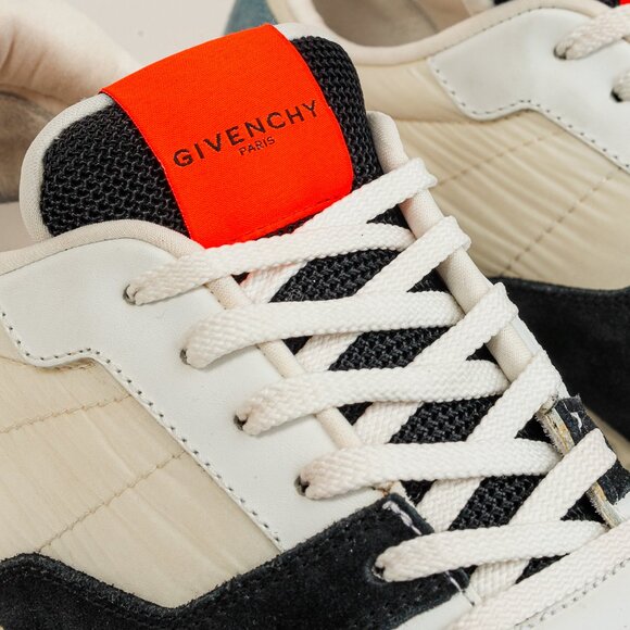 Givenchy Active Runner Grey & Blue Nylon Sneakers - Picture 7 of 10